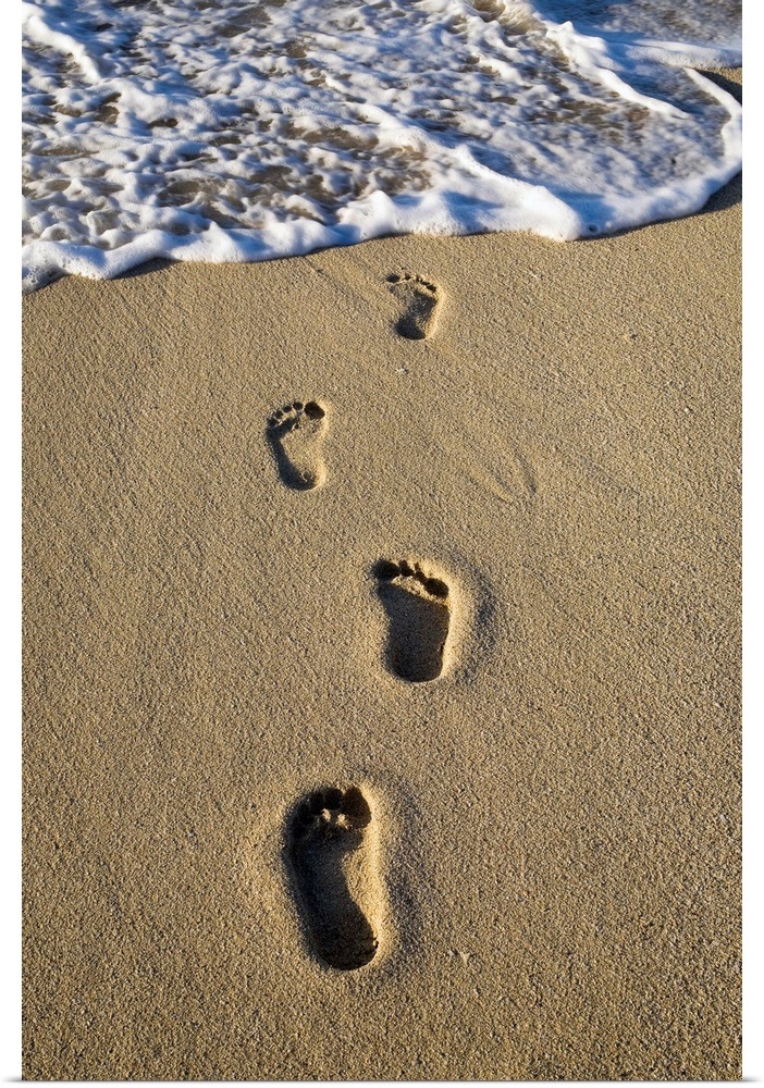 Poster Print "Footprints In The Sand" eBay