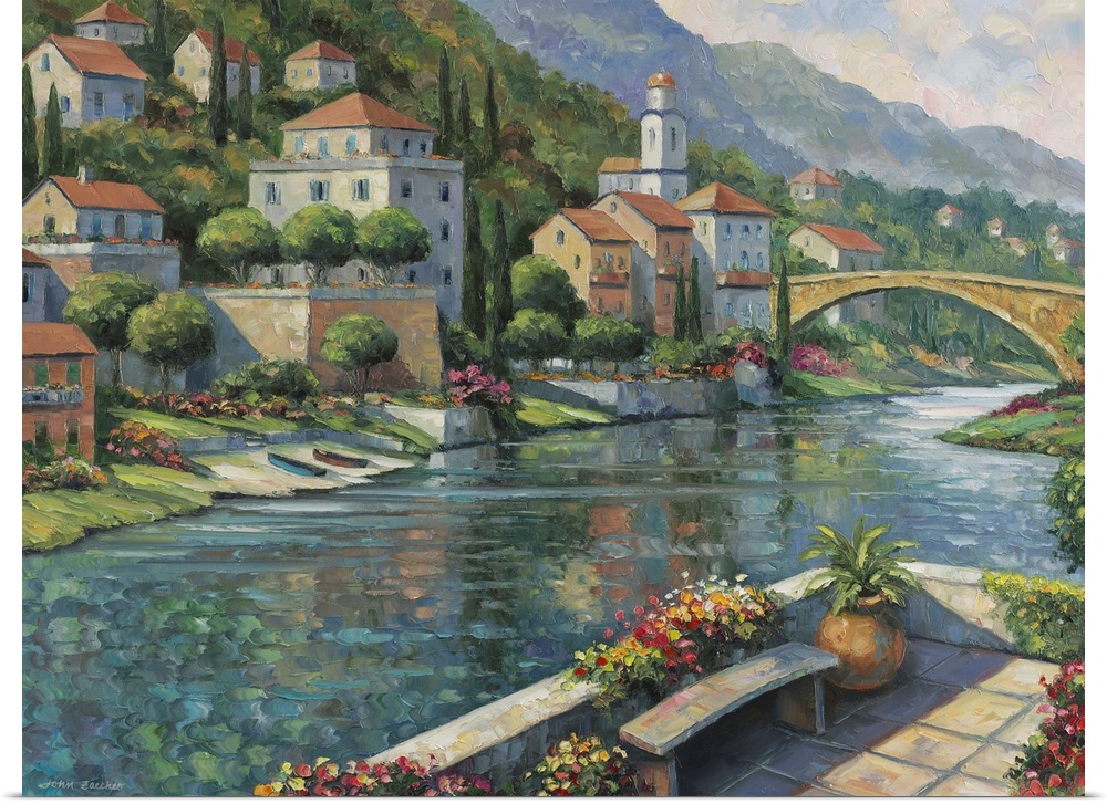 Poster Print Wall Art entitled Italian Vista Poster Print Wall Art entitled Italian Vista