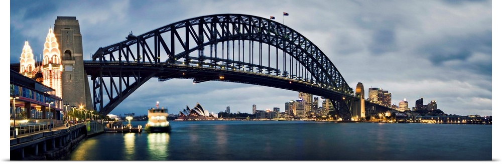 Poster Print Wall Art entitled Sydney Harbour Poster Print Wall Art entitled Sydney Harbour