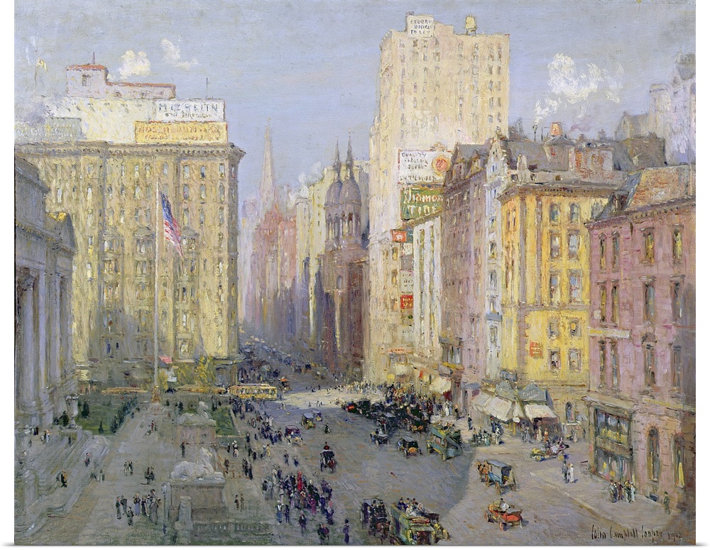 Poster Print Wall Art entitled Fifth Avenue, New York, 1913 Poster Print Wall Art entitled Fifth Avenue, New York, 1913