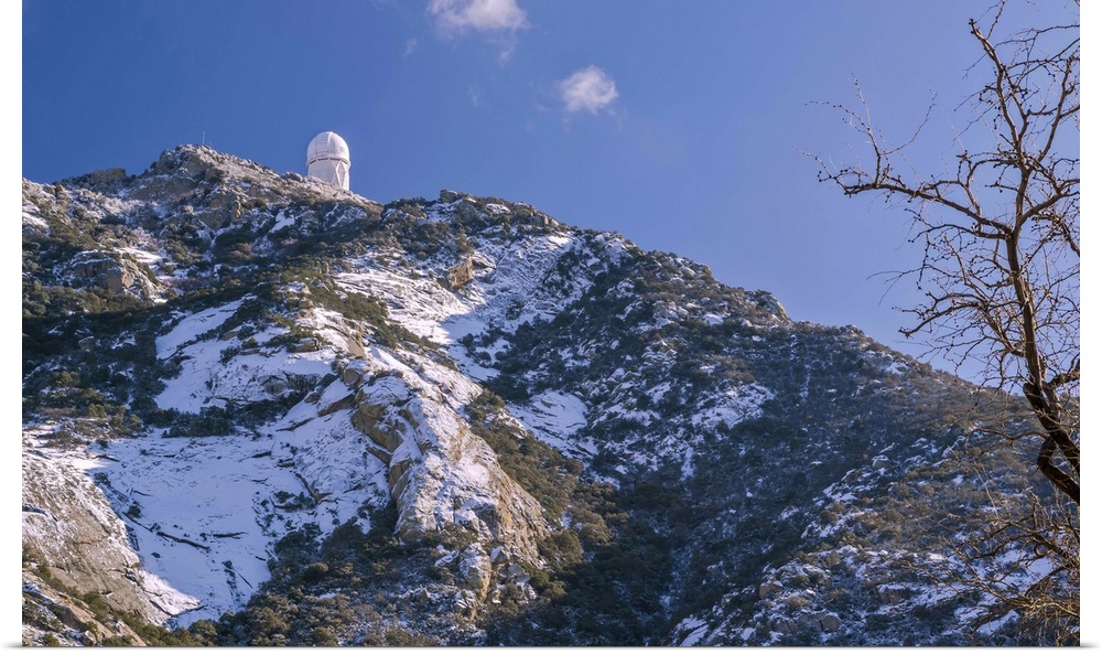 Poster Print Wall Art entitled The Mayall Observatory atop Kitt Peak near Poster Print Wall Art entitled The Mayall Observatory atop Kitt Peak near