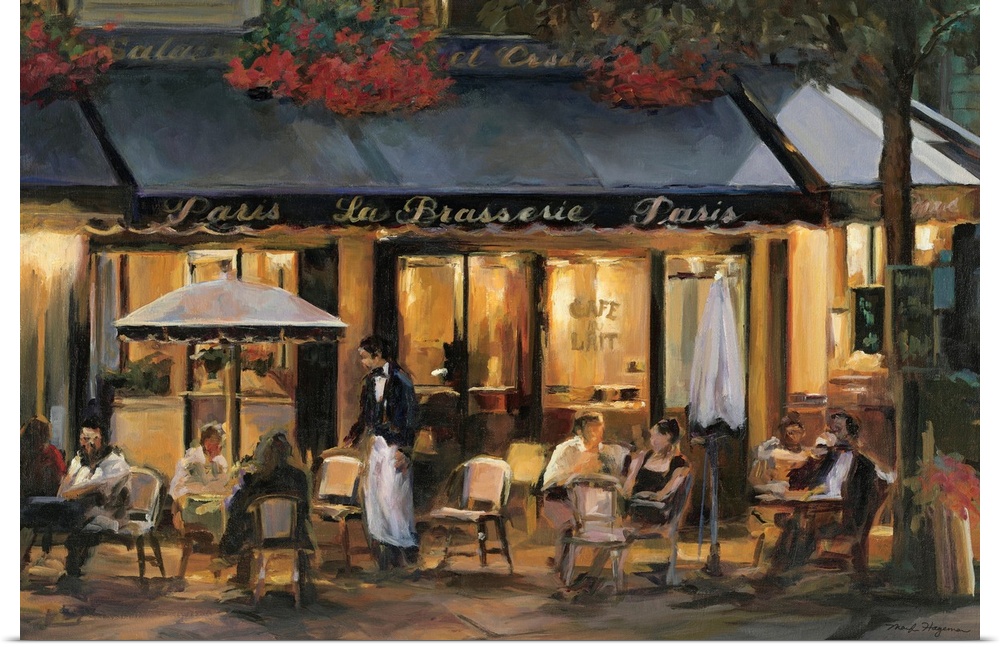 Poster Print Wall Art entitled La Brasserie Poster Print Wall Art entitled La Brasserie
