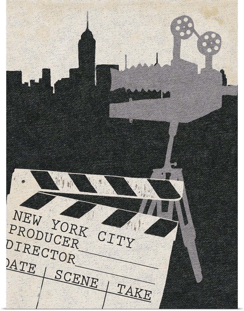Poster Print Wall Art entitled Vintage Film II Poster Print Wall Art entitled Vintage Film II