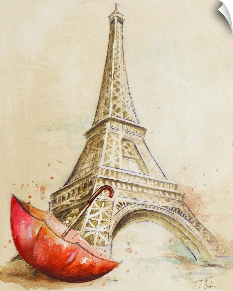 Wall Decal entitled Tour Eiffel Wall Decal entitled Tour Eiffel