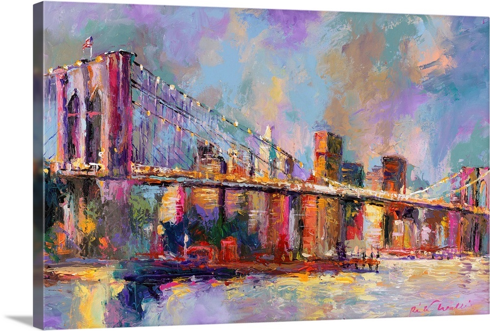 "Brooklyn Bridge" Canvas Art Print | eBay