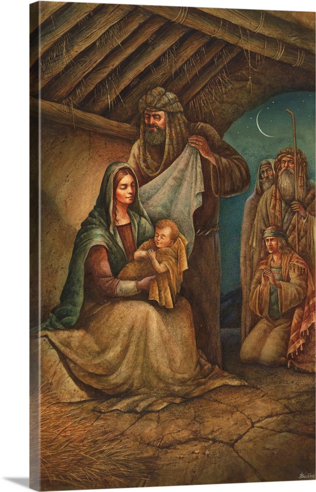 Canvas Kunst Drucken The Manger Canvas Kunst Drucken The Manger