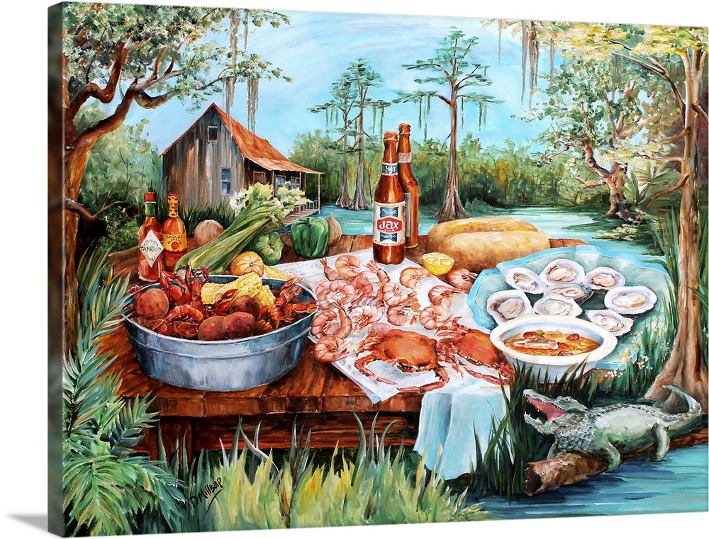 cajun-cooking-canvas-art-print-ebay