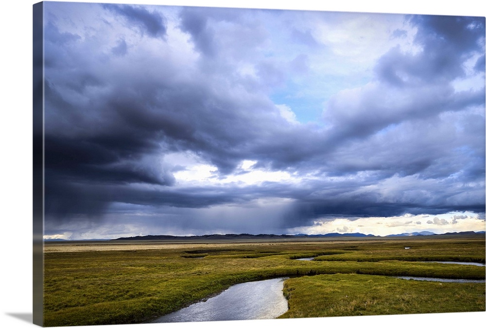 Solid-Faced Canvas drucken wand kunst entitled A Storm Sweeps Over Farbeado's Solid-Faced Canvas drucken wand kunst entitled A Storm Sweeps Over Farbeado's