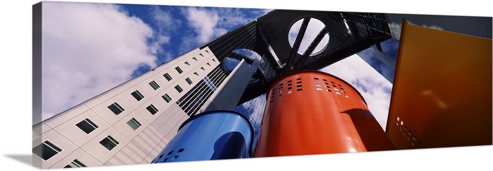 Solid-Faced Canvas Print Wall Art entitled Skyscraper, Umeda Sky Building, Solid-Faced Canvas Print Wall Art entitled Skyscraper, Umeda Sky Building,