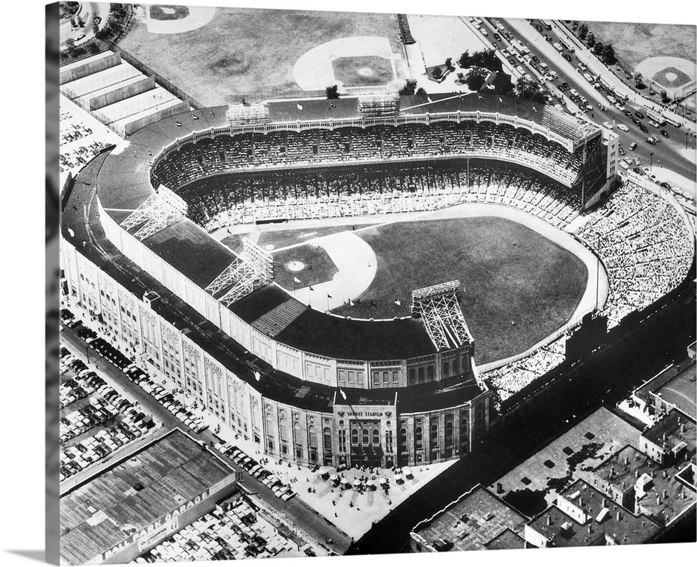 Solid-Faced-Canvas-Print-Wall-Art-entitled-Yankee-Stadium-in-the-Bronx-New-York