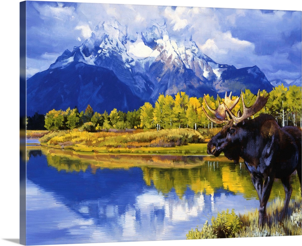 Solid-Faced Canvas Print Wall Art entitled Grand Morning Solid-Faced Canvas Print Wall Art entitled Grand Morning