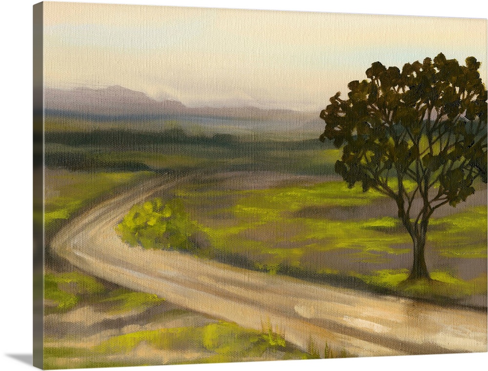 Solid-Faced Canvas drucken wand kunst entitled straße in the Valley II Solid-Faced Canvas drucken wand kunst entitled straße in the Valley II